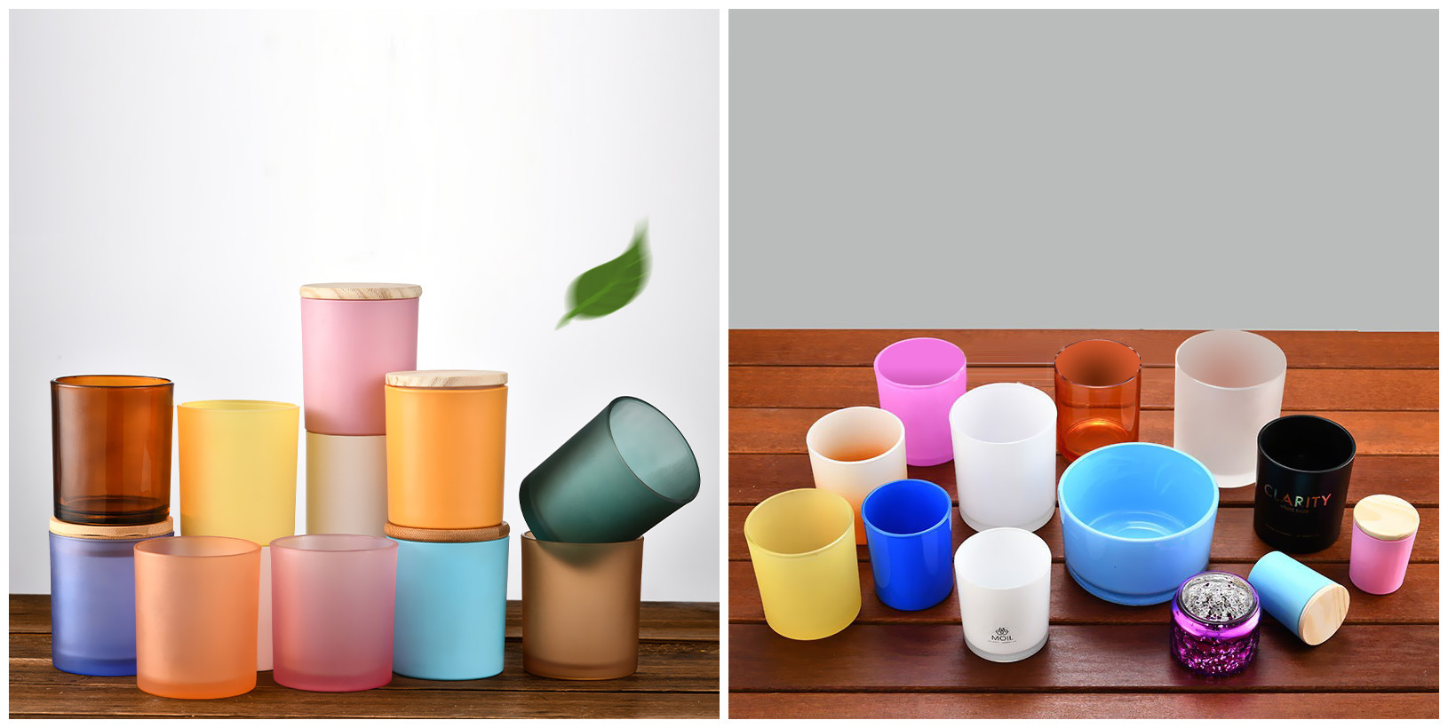 Factory Manufactured Customized Logo Empty Candle Jars