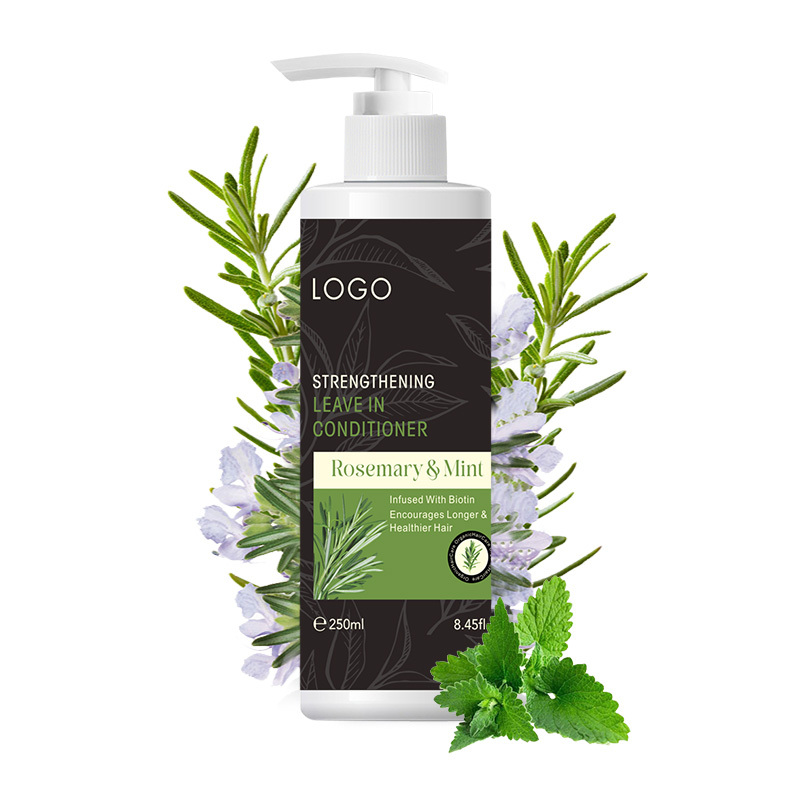 Laissez dans le conditionneur de cheveux