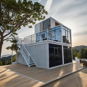 Sang Trọng Chi Phí Thấp Tùy Chỉnh Modular Thép Bên Bờ Biển Kỳ Nghỉ Biệt Thự Prefab Có Thể Tháo Rời Container Nhà Sân Hiên Cho Khách Sạn Căn Hộ Sử Dụng - Product Image 2