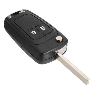 Car <strong>Key</strong> Shell Vehicle <strong>Keys</strong> Durable 2 Buttons with Blade HU100 Car Foldable <strong>Flip</strong> <strong>Key</strong> Fob Case Shell for Opel Chevrolet Buick - Product Image 3