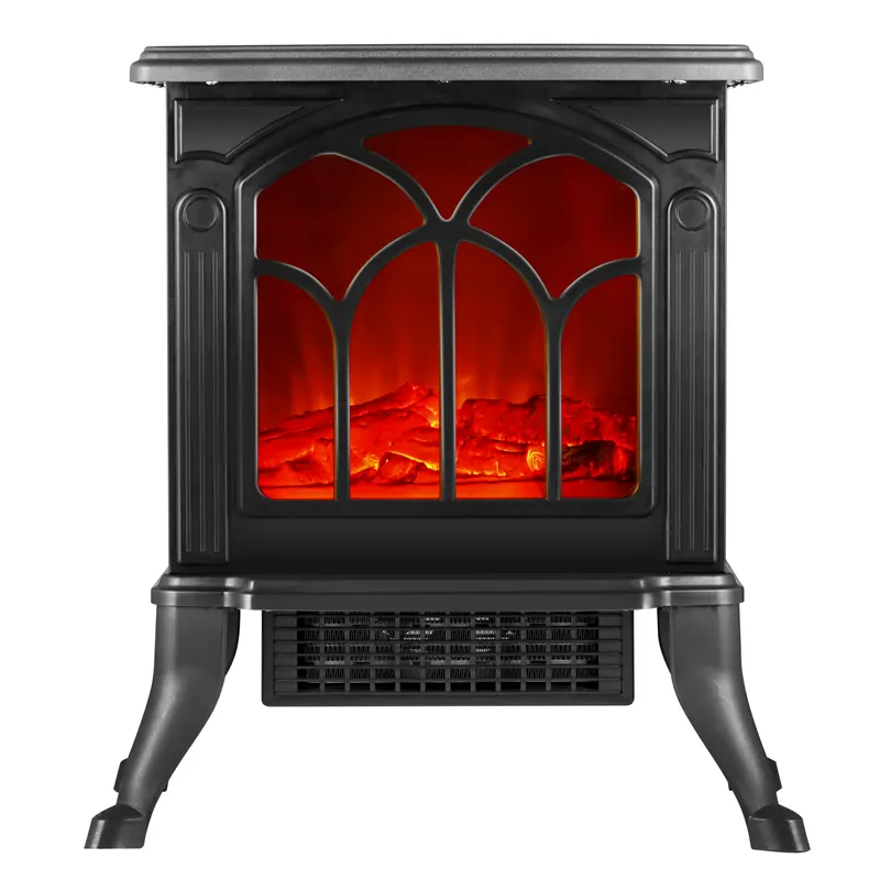 3d realista efeito de chama, sala ptc fogão de fogo elétrico cerâmica ventilador aquecedor