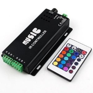 Заводские продажи 12 В 24 В музыкальный RGB светодиодный контроллер с пультом дистанционного управления звуковой датчик управления - Product Image 1