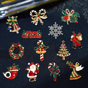 <span class=keywords><strong>2025</strong></span> Bán Buôn Các Sản Phẩm Mới Từ Các Nhà Sản Xuất Thiết Kế Rhinestone Thời Trang Giáng Sinh Loạt Đồ Trang Sức Trâm Pin - Product Image 2