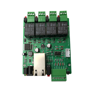 Placa de control remoto LAN Ethernet RJ45 TCP/IP WEB con 4 canales relé UDP controlador de red módulo IO