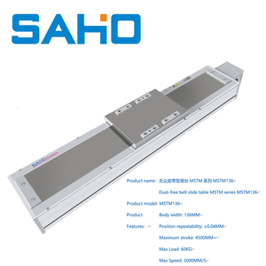 Deslizamiento de riel de guía de movimiento lineal CNC MSTM136 de transmisión de correa síncrona de alta precisión de bajo precio para sistema automático