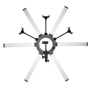 <strong>High</strong> Quality Warm Cool LED Tripod Stand Star Bar Lamp Ring <strong>Light</strong> with 6 Tubes LED for Camera Photo Studio - Product Image 3