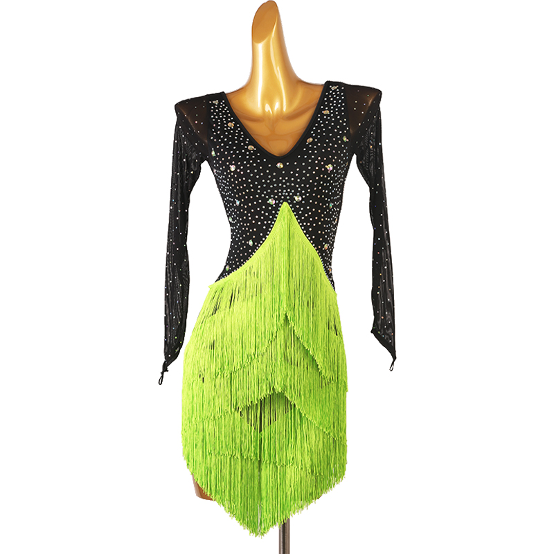 Black with fluorescent green