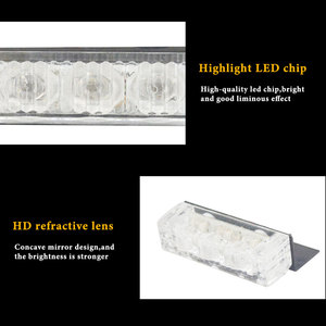 ตะแกรงไฟกระพริบไฟเตือนไฟกระพริบ Led,ไฟสัญญาณเตือนรถบรรทุกไฟสัญญาณเตือนรถยนต์12V 3รุ่นสีแดงและสีฟ้า - Product Image 3
