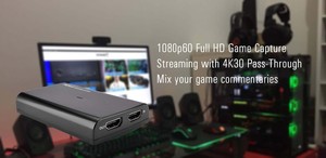 Ezcap 4K USB3.0เกมจับ Live Stream สำหรับ Nintendo Switch PS4 Xbox One 360Wii