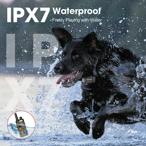 Modisches neues wiederauf lad bares wasserdichtes 5280FT-Halsband gegen Rinde für Hunde Remote Beep Vibration Static Correction Einstellbar - Product Image 6