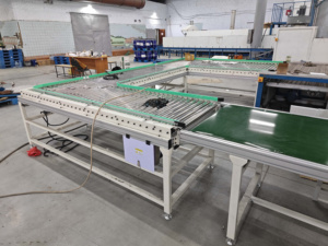Sistema de línea de cinta y transportador de rodillos para máquina de hielo/manejo de materiales de aire acondicionado móvil - Product Image 2