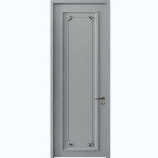 أبواب خشبية بتصميم أمريكي MM-016 مع طبقة قشرة مقاومة للماء أبواب غرف نوم داخلية للمنازل المباني بسطح جاهز