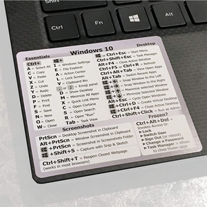 Тренировочная помощь, шпаргалка, клавиатура, ярлыки, наклейка для Microsoft Word и Excel - Product Image 1