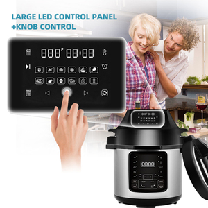 Funzione di temporizzazione di alta qualità 2 in 1 cucina elettrica a pressione friggitrice a risparmio energetico programmabile grande capacità 6L - Product Image 6