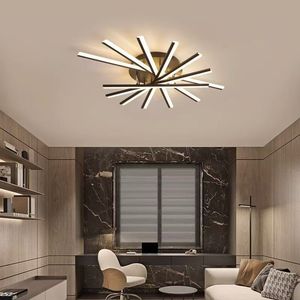 Ev tavan ışıkları: her dekor için iç mekan aydınlatması-garaj LED tavana monte ve oturma odası Vintage lineer stilleri - Product Image 6