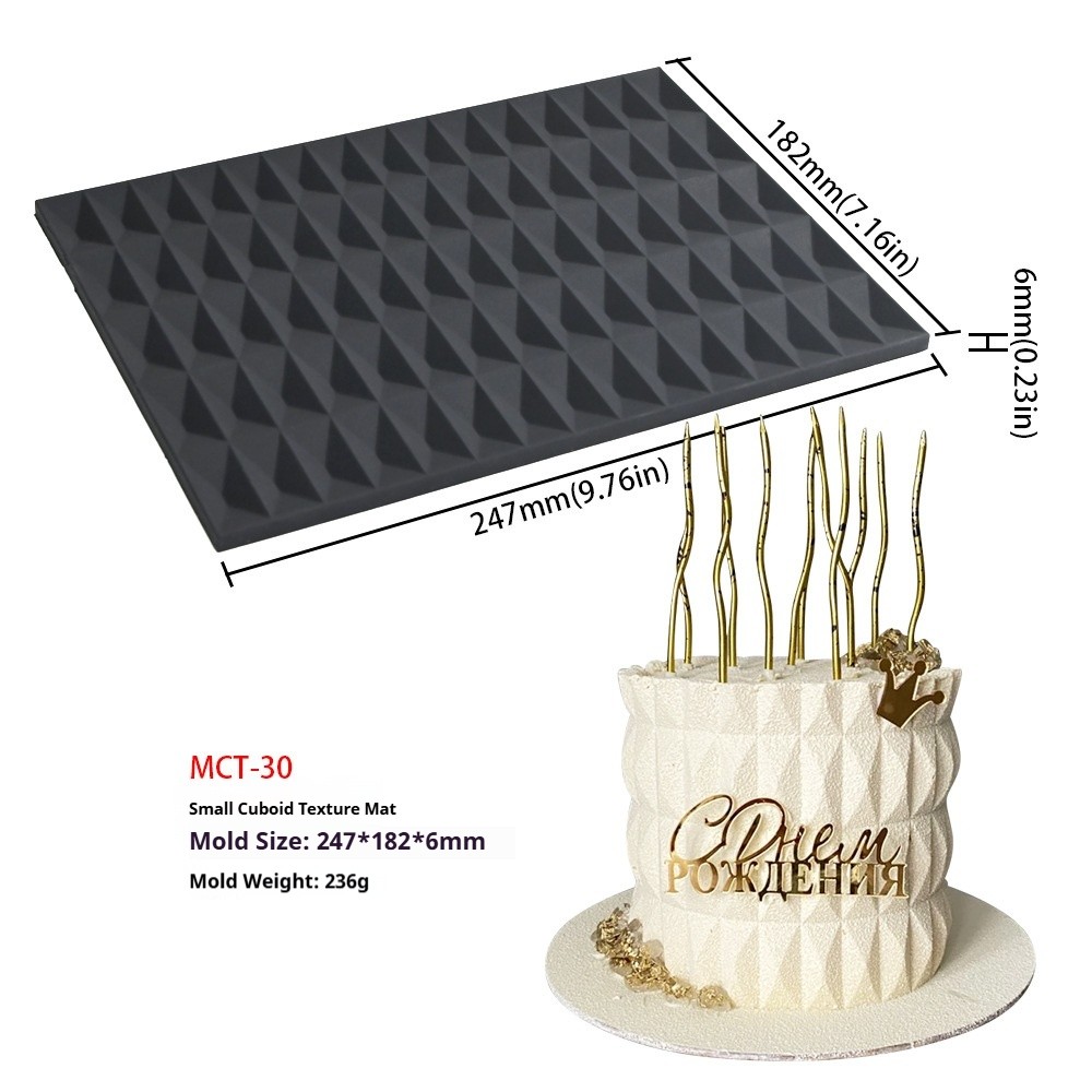 (236g) Tapis de texture petit cube MCT-30