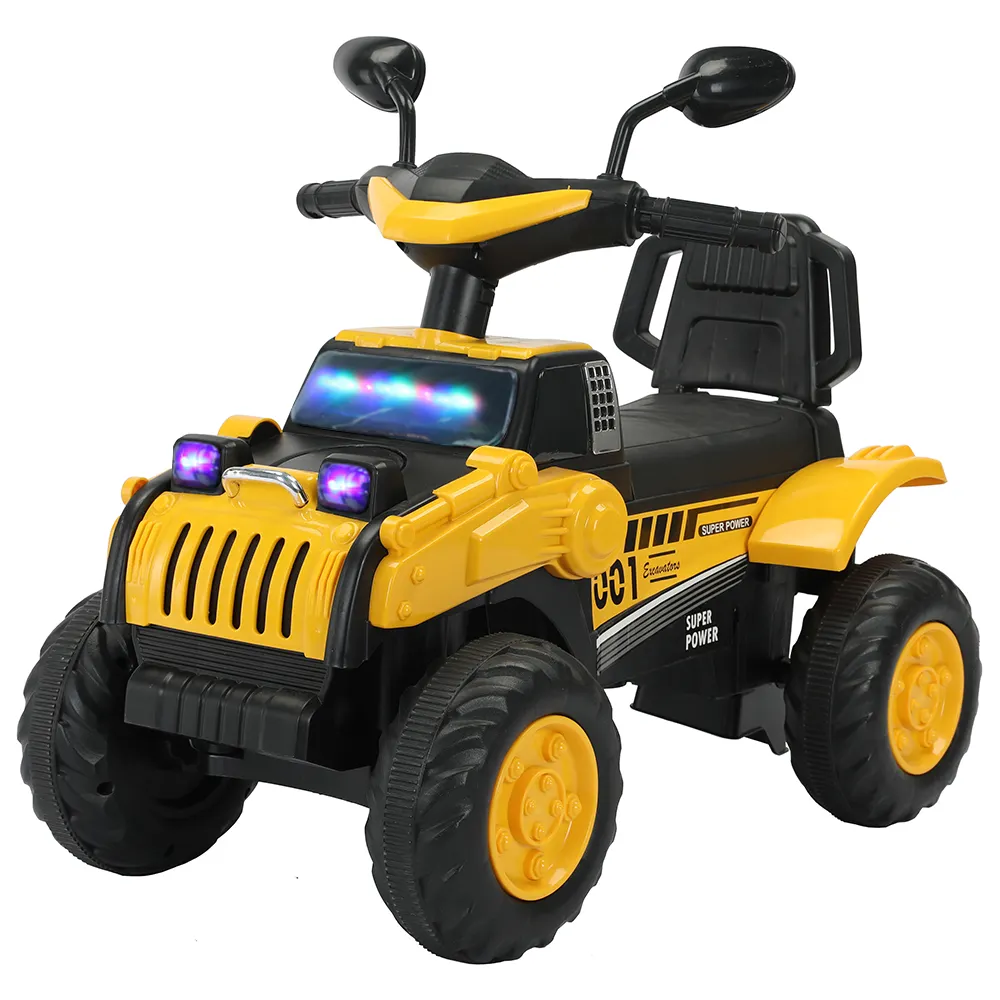 Electric Engineer Vehicle Ride On Cars Toys 6V Kids Battery Powered Car Off-road Beach Children's Electric Car For Kids