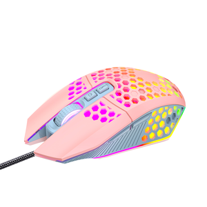 Hızlı teslimat G1 RGB fare özel tasarım cep LED aydınlatmalı kablolu oyun fare - Product Image 1