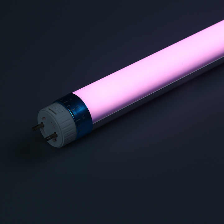 Wiscoon Customize T8 Special Color Pink Tube Meat LED Lightfor Super Market Lighting and Circuitry Design Aluminum IP65 8000 130