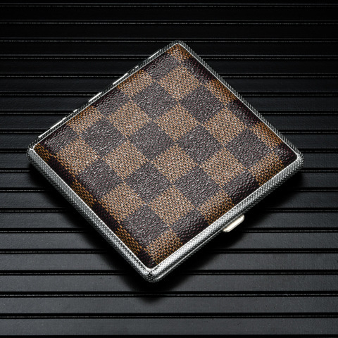 checkered brown pattern