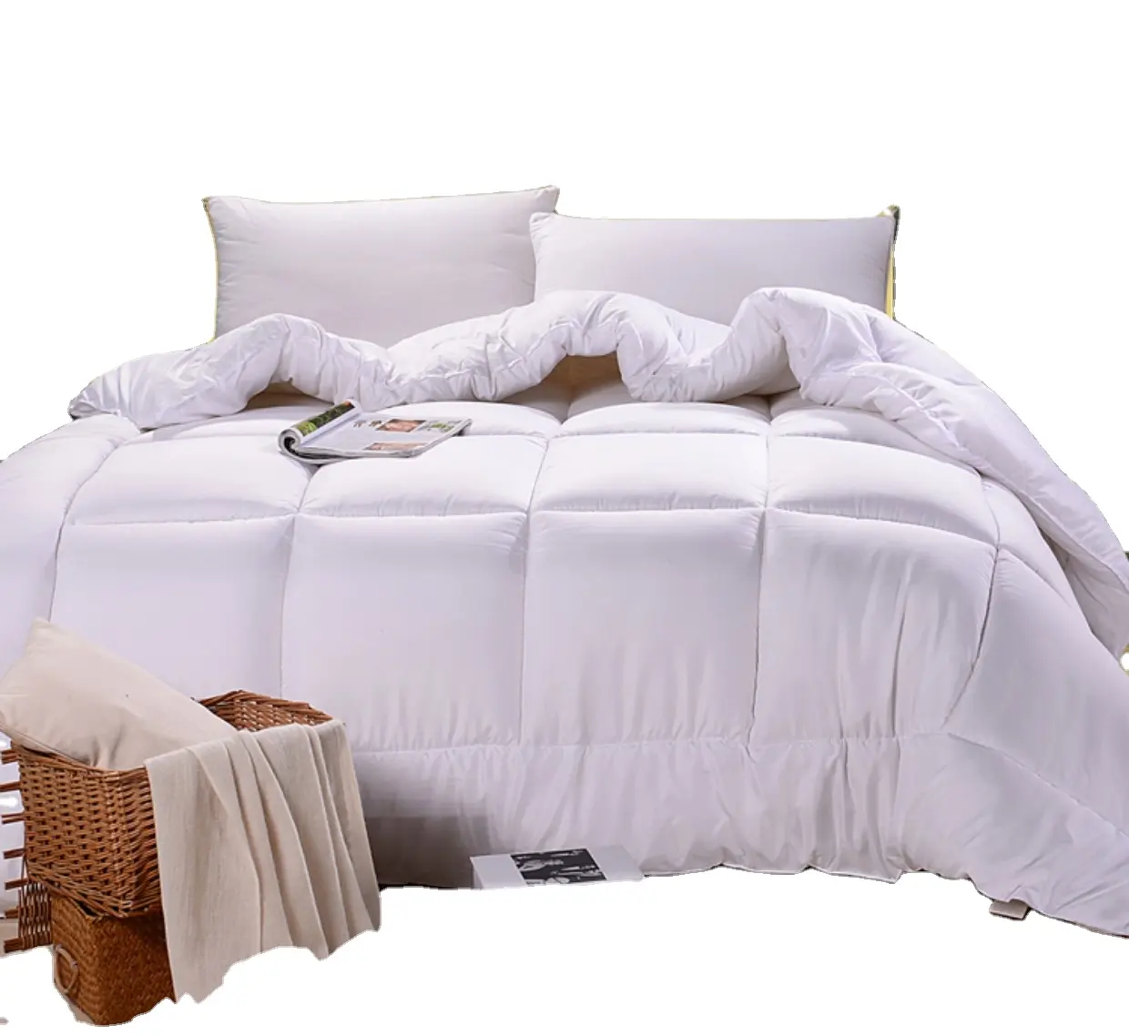 Four Seasons 5 звездочный отель постельные принадлежности для разлива вниз одеяло женские туфли с отделкой белыми перьями, пуховое одеяло