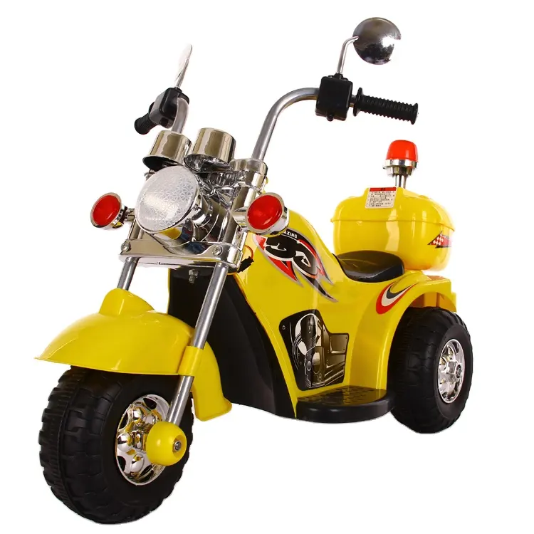 Çocuk elektrikli otomobil motosiklet bebek üç tekerlekli bisiklet çocuk oturabilir şarj edilebilir erkek ve kız uzaktan kumanda oyuncak araba