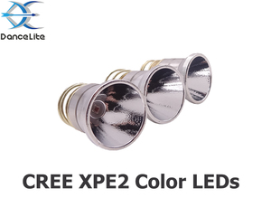 懐中電灯XPE2LED用DIY26.5mmカラフルライトLEDピル赤/緑/青1モードLEDモジュールトーチパーツ