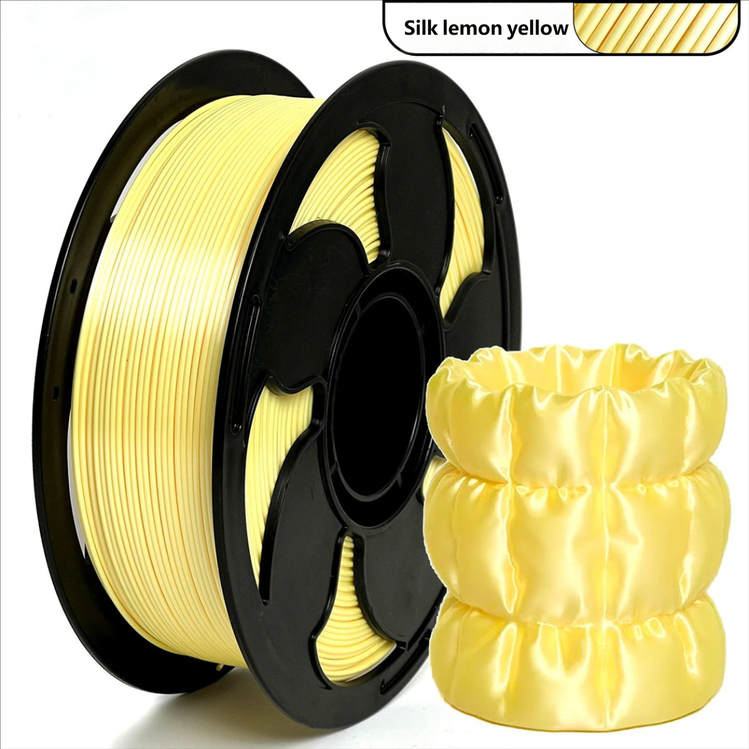 PLA Soie Jaune Citron