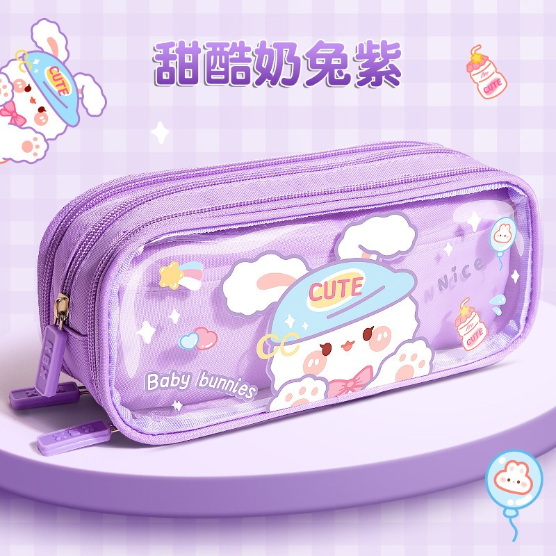 Transparent - Sweet Cool Milk Rabbit Purple