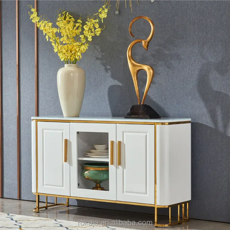 Cina moderna Cabinet Soggiorno Sala da pranzo Set Sala Buffet Armadi Console Cucina Credenza Mobili