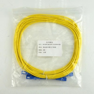 Düşük fiyat SC/FC/LC/ST/ APC UPC tek modlu 3m tek taraflı Fiber FTTH optik yama kablosu - Product Image 6