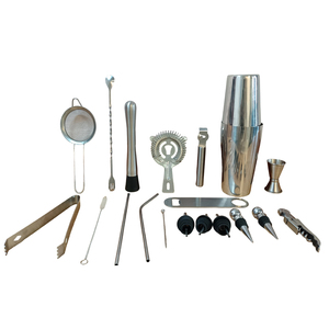 Mixology Bartender Kit Với Đứng <span class=keywords><strong>Bar</strong></span> <span class=keywords><strong>Set</strong></span> Với 24 Pcs Boston Cocktail Shaker Kit Uống Mixer <span class=keywords><strong>Set</strong></span> Với <span class=keywords><strong>Bar</strong></span> Công Cụ Bartending Kit - Product Image 2