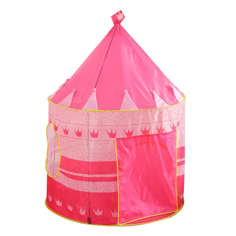 Цветная складная детская игрушечная палатка из экологически чистого материала