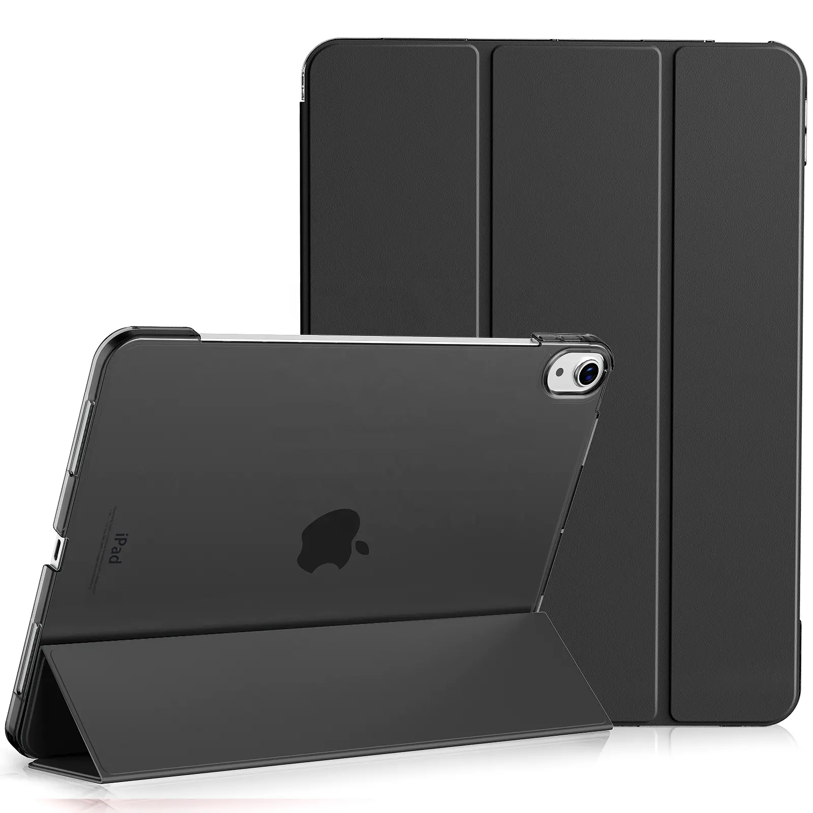 Leichte Ständerhülle mit transluzenter gefrosteter Rückseite intelligente Abdeckung für iPad Air 5./4. Generation 10,9 Zoll