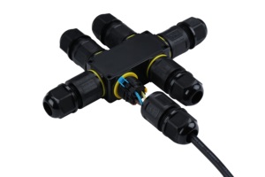 IP68 M20 hızlı bağlantı naylon konektörü 6 yollu su geçirmez konnektör için 4-11mm kablo 3P açık bağlantı için