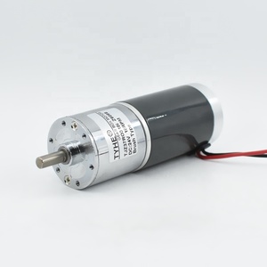 TYHE中国供应商的高扭矩迷你37毫米12V 24V 18V 300转/分100转/分50转/分30W 15KgcM 10KgcM直流齿轮减速电机