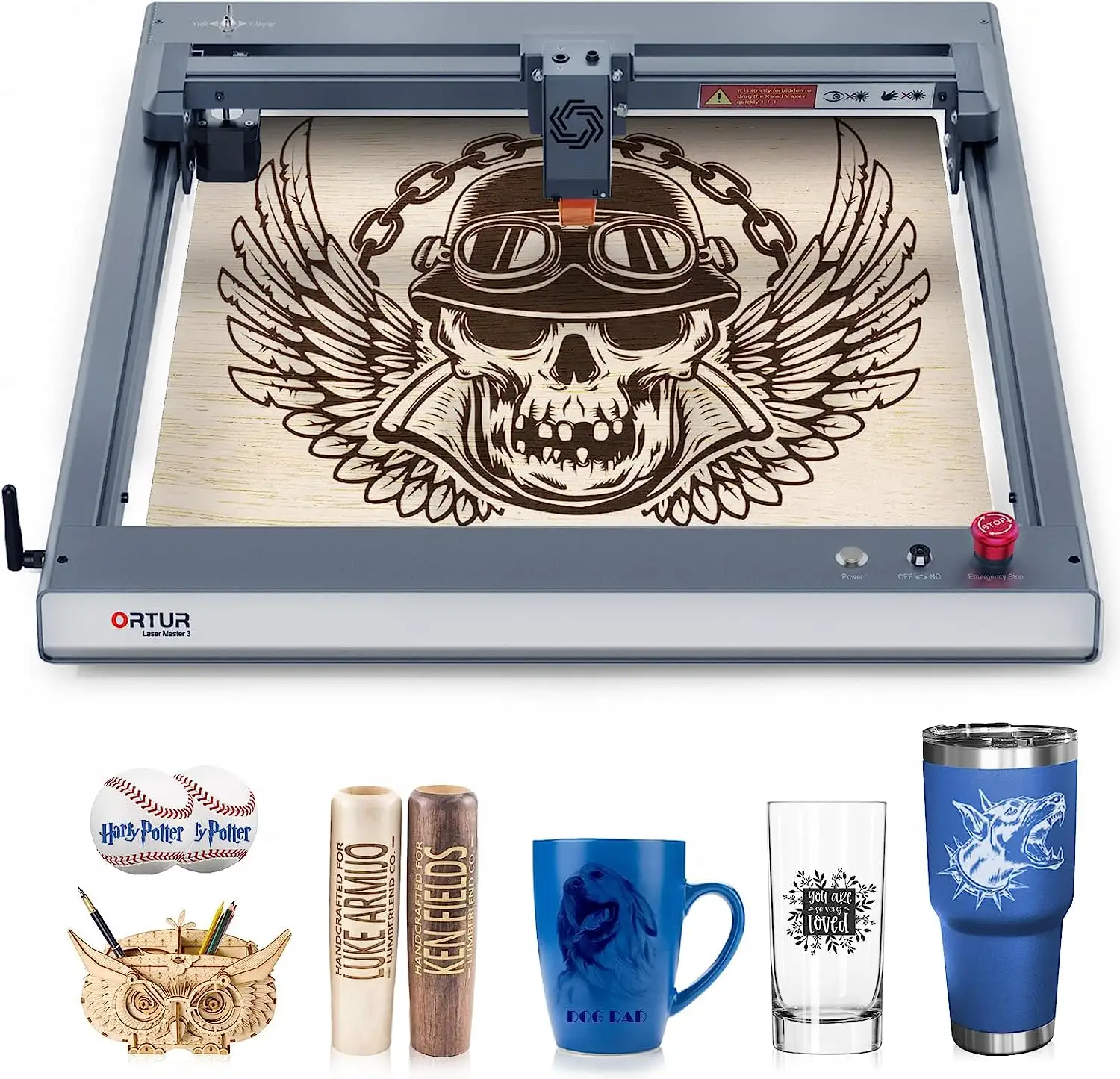 ORTUR Laser Master 3 Laser Engraver 10W Maior Precisão CNC Cortador 20000 mm/min App Controle Gravura Máquina De Corte