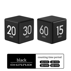 Sıcak satış rubik küp yerçekimi zamanlayıcı Led küçük ekran geri sayım mutfak zamanlayıcı zaman yönetimi için - Product Image 3
