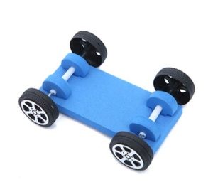 DIY組み立ておもちゃ空気力学車材料科学モデルパズルツール子供のための車両教育おもちゃ科学技術 - Product Image 6