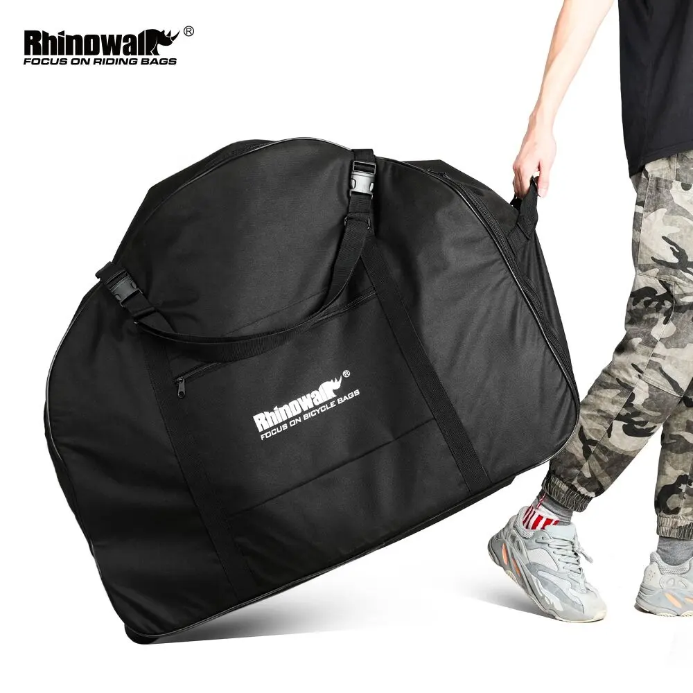 Rhinowalk taşınabilir bisiklet bagaj taşıma seyahat saklama çantası ile tekerlek denge bisikleti Touring taşıma çantası