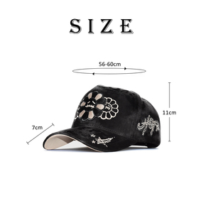 Topi Baseball Suede bordir 3D, topi Baseball Suede kualitas tinggi, bordir 3D, pinggiran melengkung, topi Gorras Innedit Mura, topi Innedit asli - Product Image 2