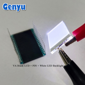 Temperatur-mono-lcd-bildschirm sieben-segment-lcd individueller VA schwarzer bildschirm mit hintergrundbeleuchtung - Product Image 4