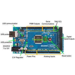 Elektronische Komponenten R3 Atmega2560-16Au mit Original-Steuerungsmodul kompatibel für Arduino Mega 2560 Rev3 Entwicklungsbrett - Product Image 5