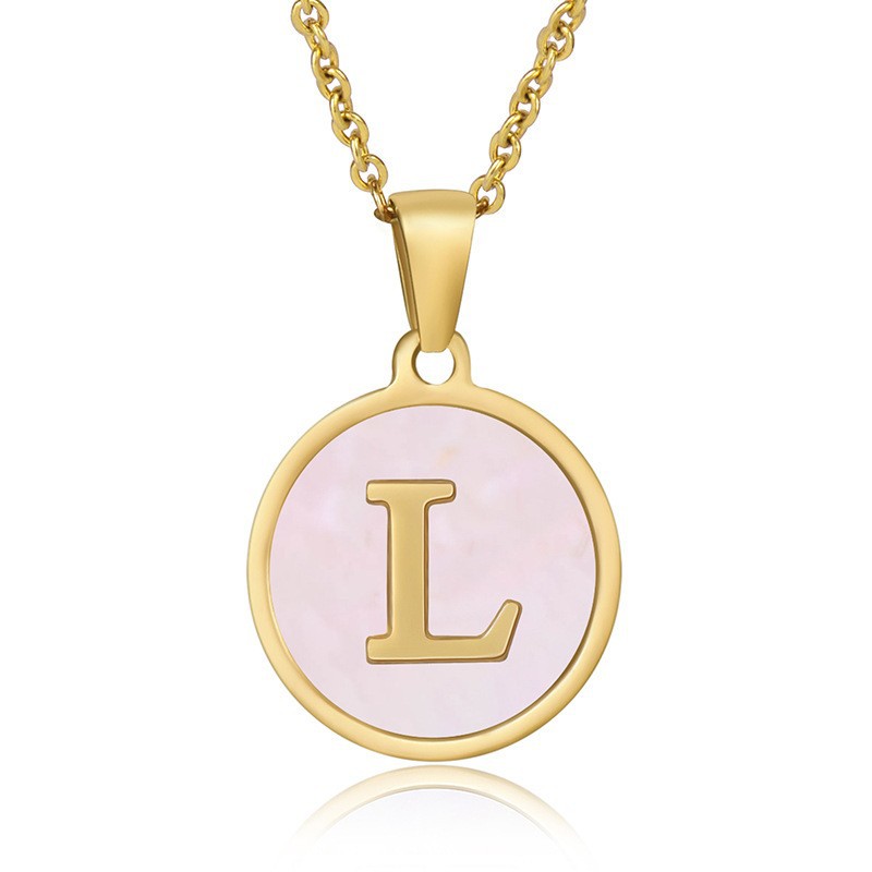 Gold l-with chain