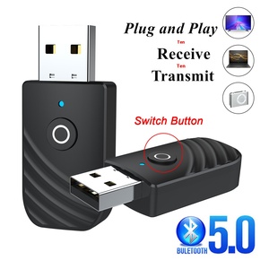 新型5.0三合一USB适配器，适用于电视10m范围塑料立体声音乐BT音频接收器/发射器音频视频配件 - Product Image 5