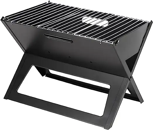 Churrasco Carvão Grill Aço Inoxidável Dobrável Portátil BBQ Tool Kits para Cozinhar Ao Ar Livre Camping