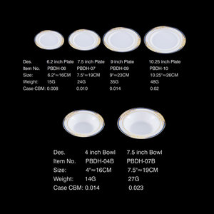 Bộ đồ ăn bằng nhựa PS cao cấp, nhiều kích cỡ và màu sắc, sản xuất tại nhà máy XUELI, dùng cho khách sạn, nhà hàng, sự kiện, có thể tùy chỉnh màu sắc. - Product Image 5