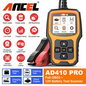 ANCEL AD410PRO Auto Scanner - Dual OBD2/Batterie-Diagnose tool mit Farbbild schirm, EVAP-Test und Lifetime Updates - Product Image 6