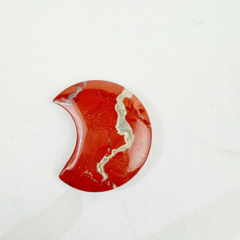 Red jasper Moon