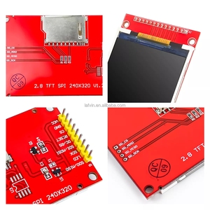 Display LCD SPI TFT da 2.8 pollici modulo porta seriale Driver IC ILI9341 2.8 "240x320 senza modulo lcd Touch Screen per arduino - Product Image 6